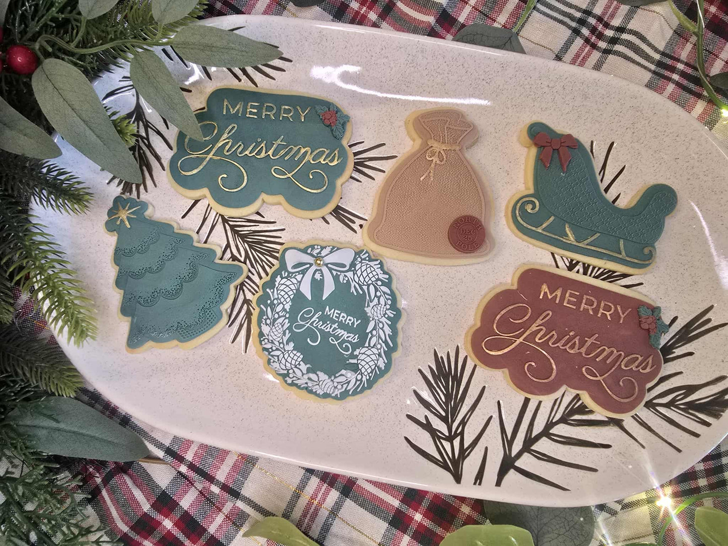 Single Christmas Sugar Cookie