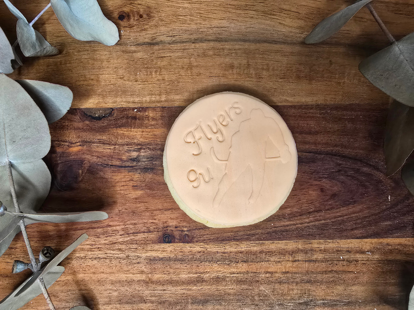 Ice Hockey Player Fondant Sugar Cookie