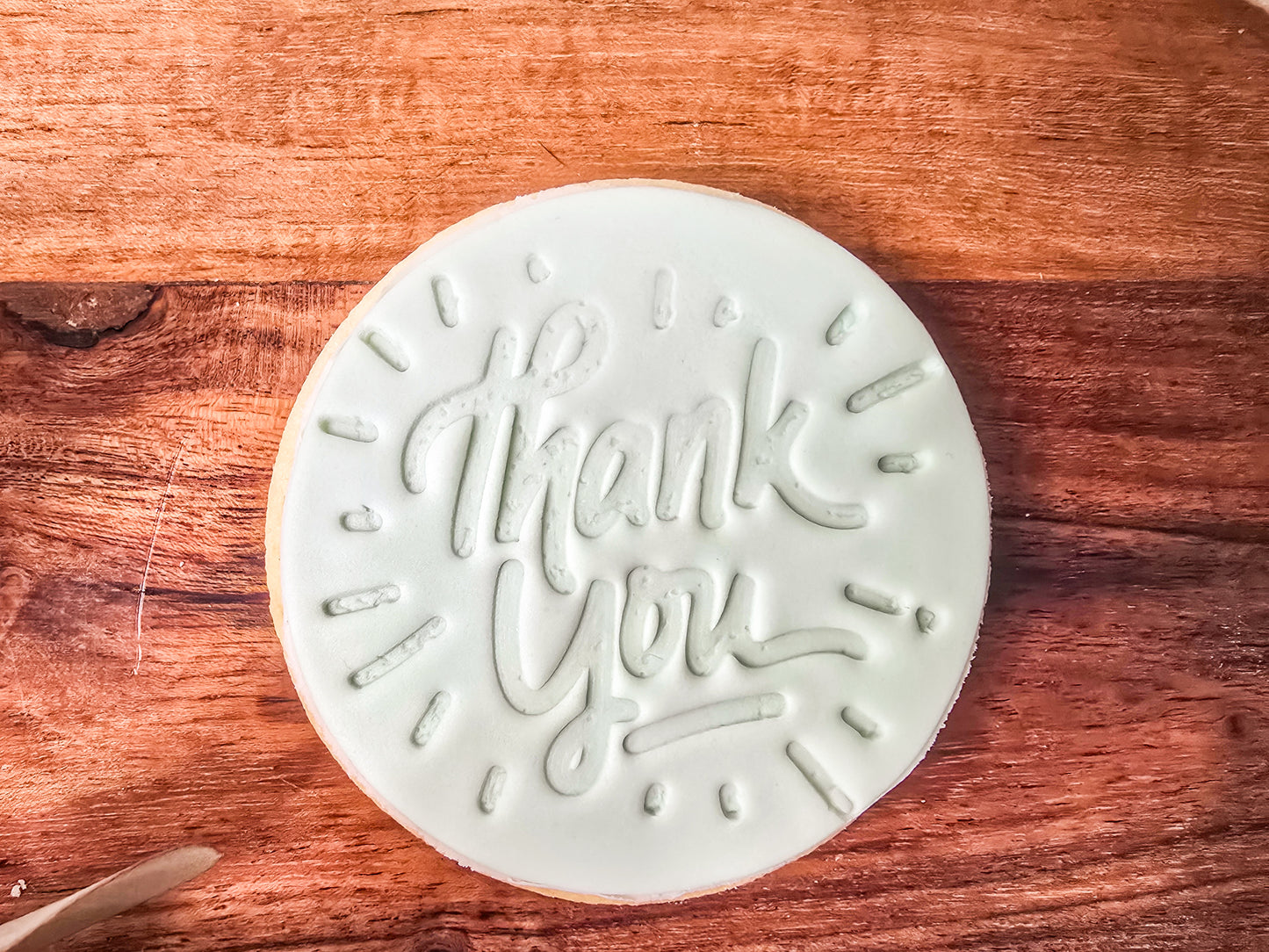 Thank you- Fondant sugar cookies