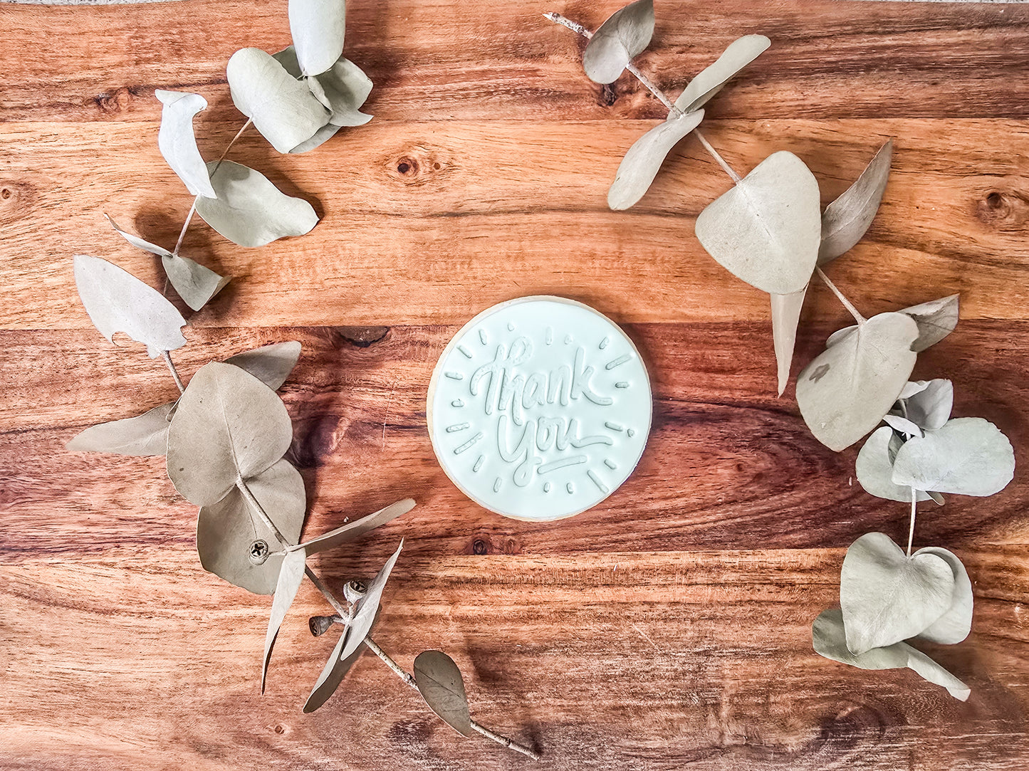 Thank you- Fondant sugar cookies