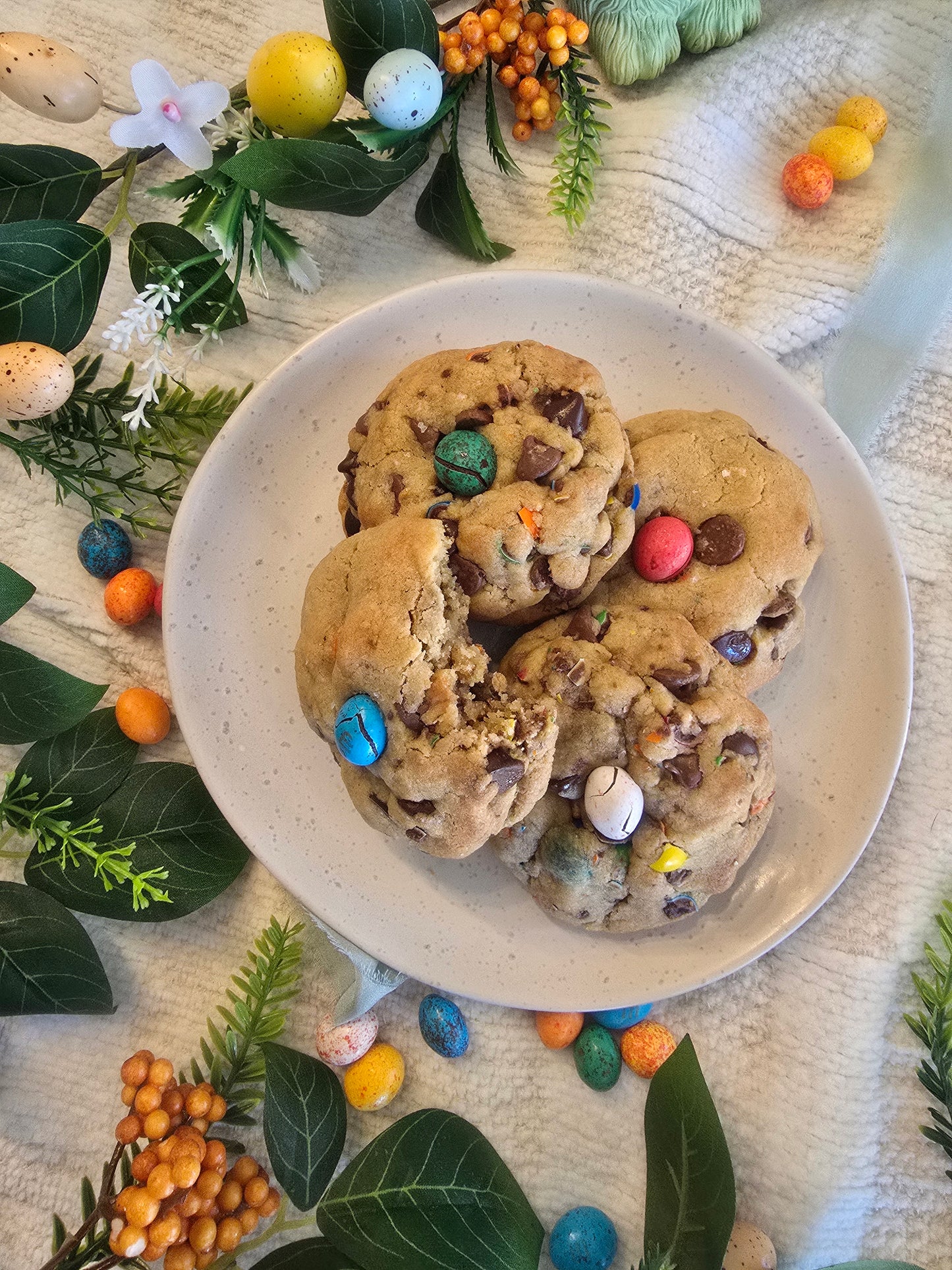 Easter choc chip loaded cookies- 4 pk