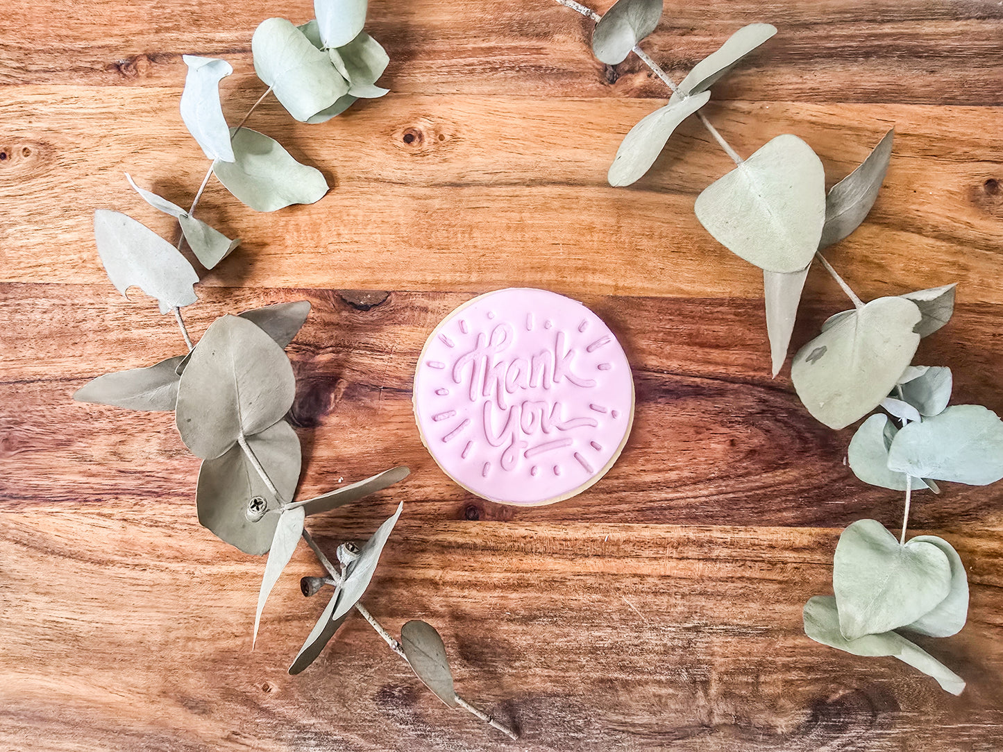 Thank you- Fondant sugar cookies