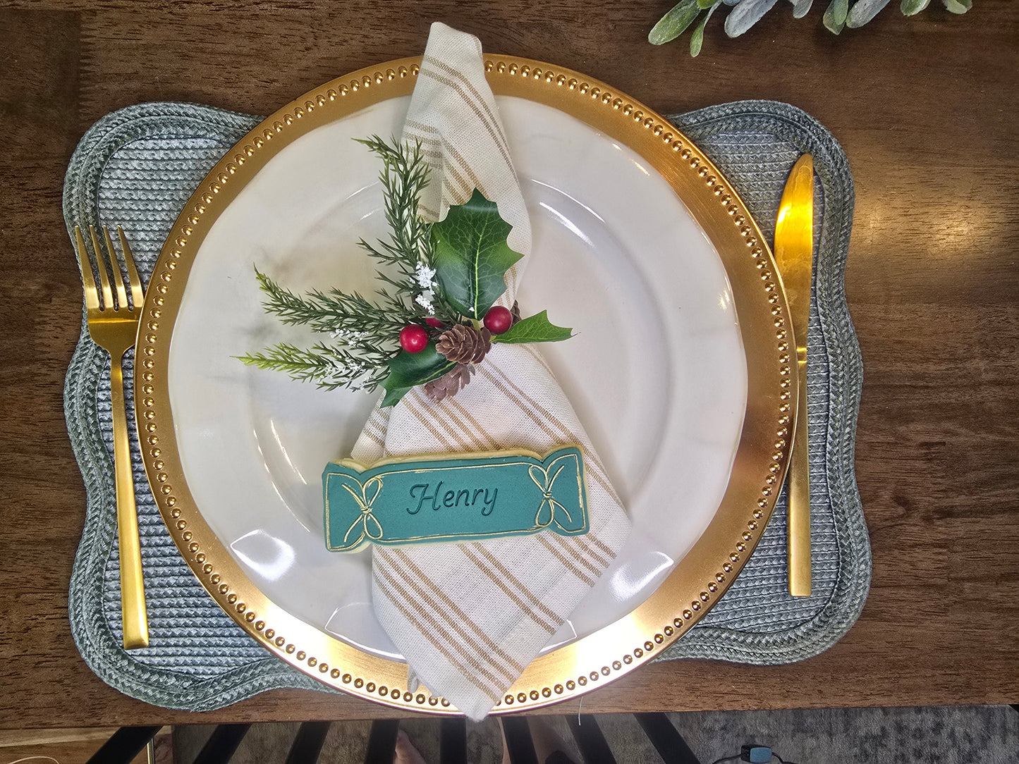 Table place setting or stocking filler Cookie