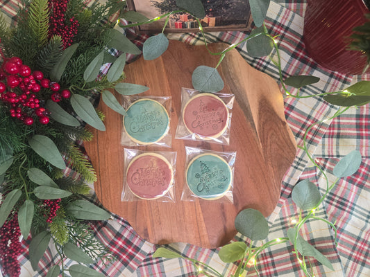 Single Merry Christmas Cookie