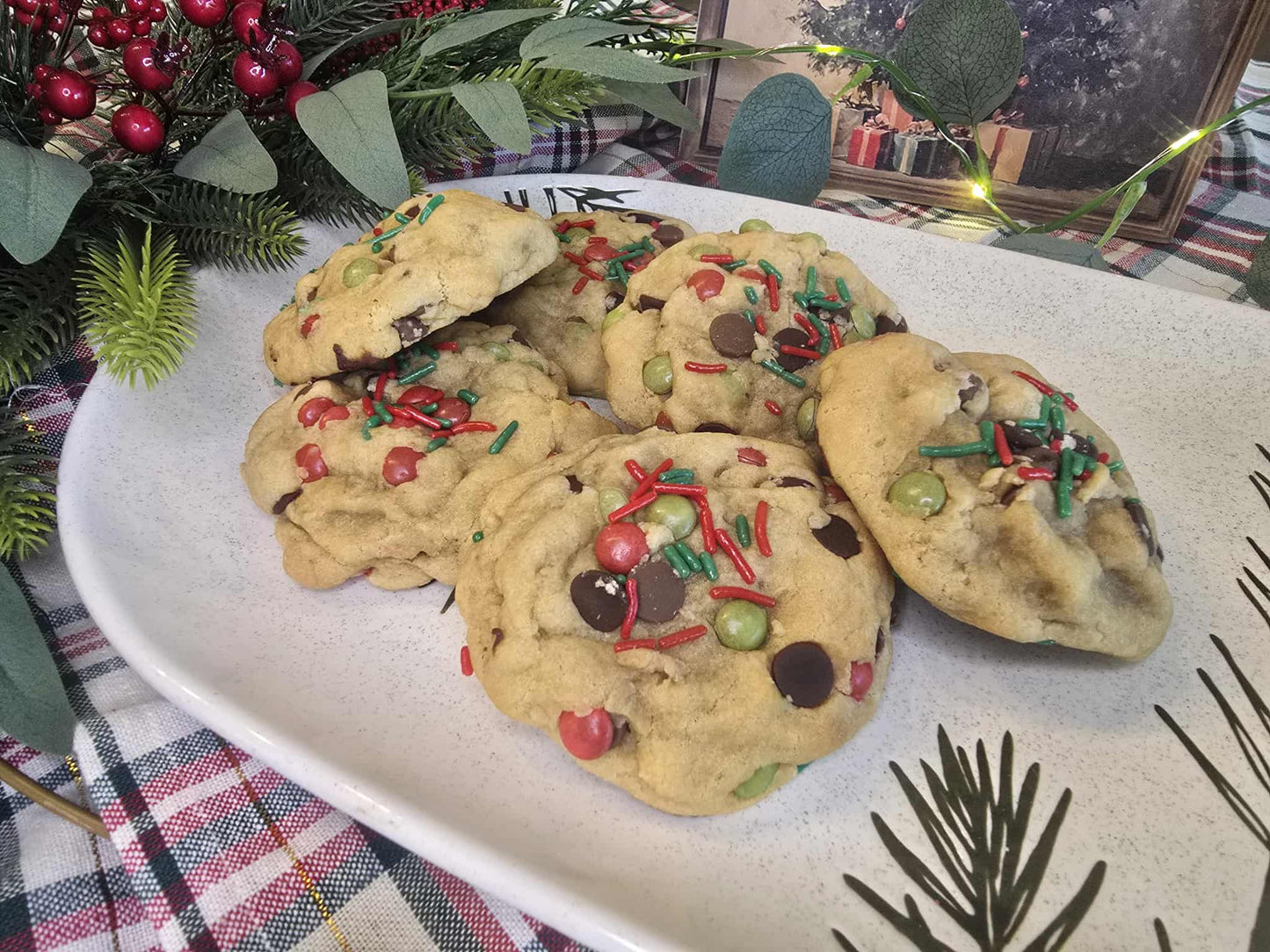 Christmas Choc Chip Loaded Cookies 4 pack