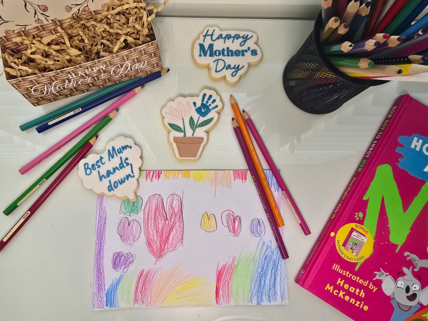 Best Mum hands down gift set (blue)