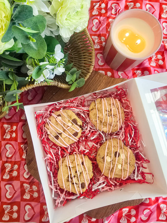 Valentine’s Choc Chip Loaded Cookie Box