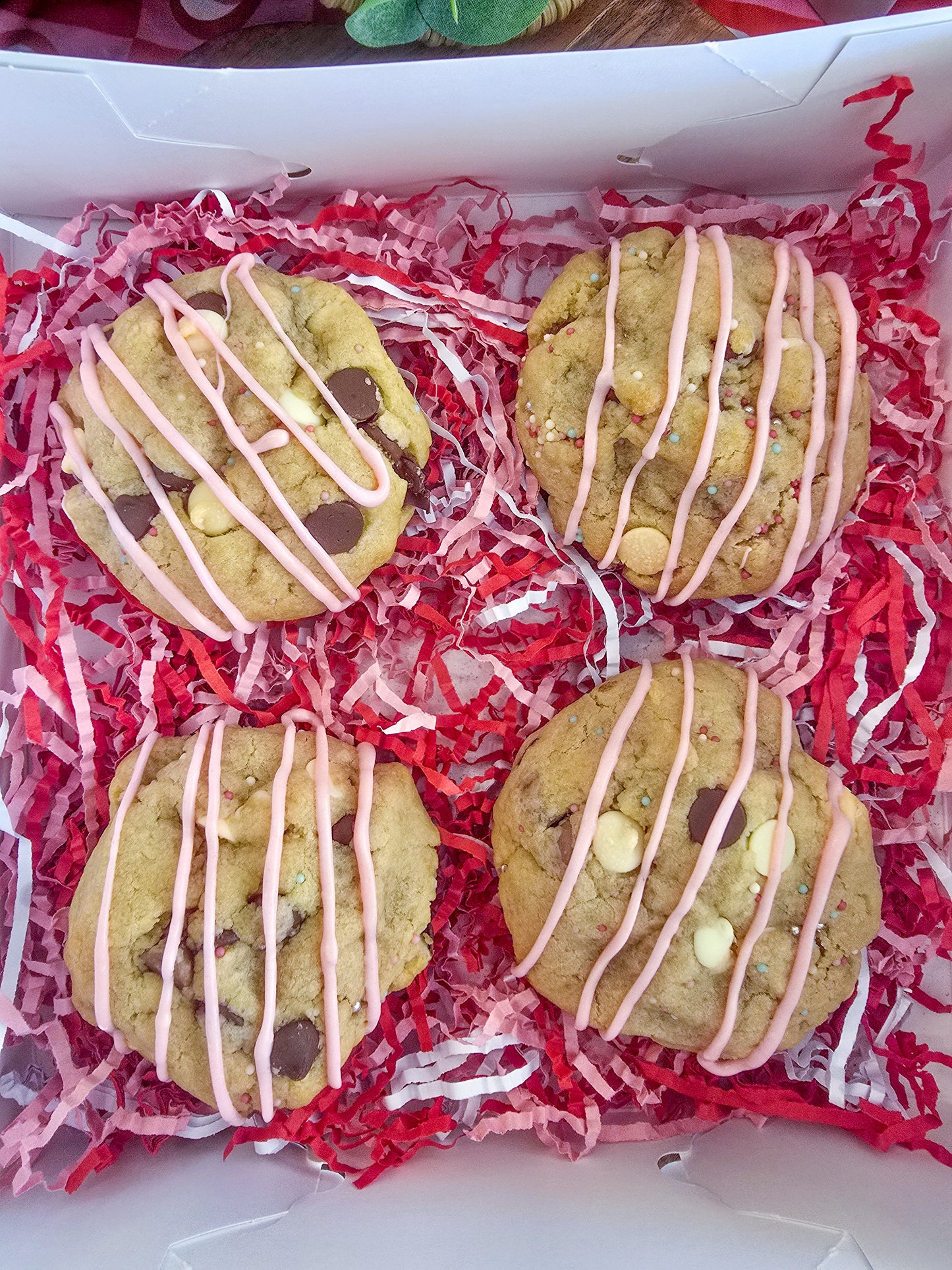 Valentine’s Choc Chip Loaded Cookie Box