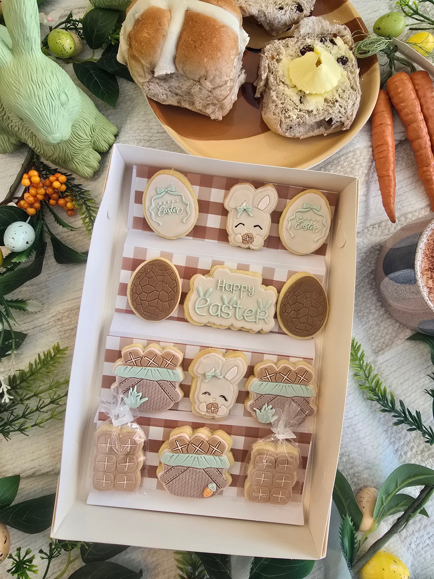 Hot Cross bun mini set (12pk)