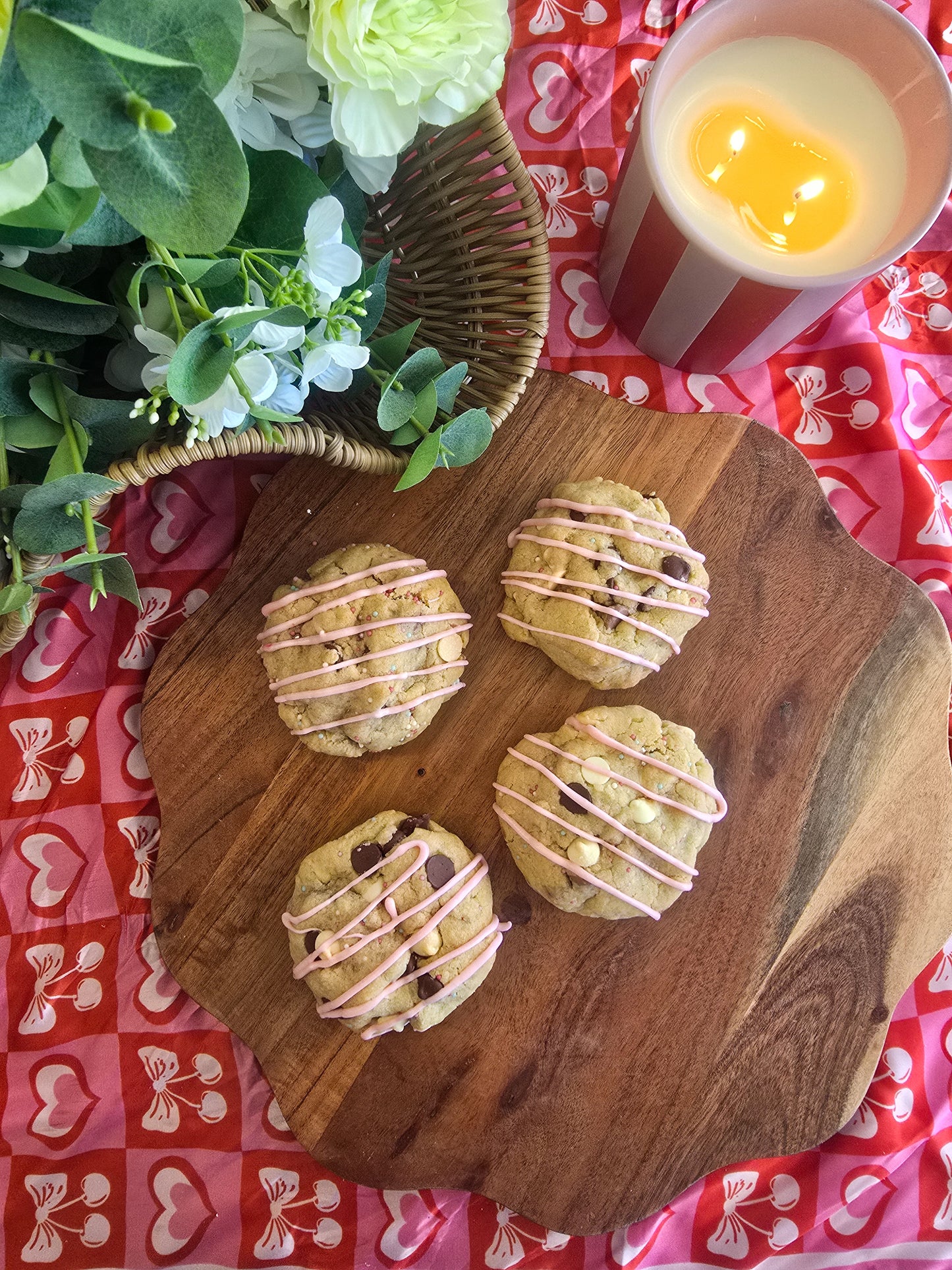 Valentine’s Choc Chip Loaded Cookie Box