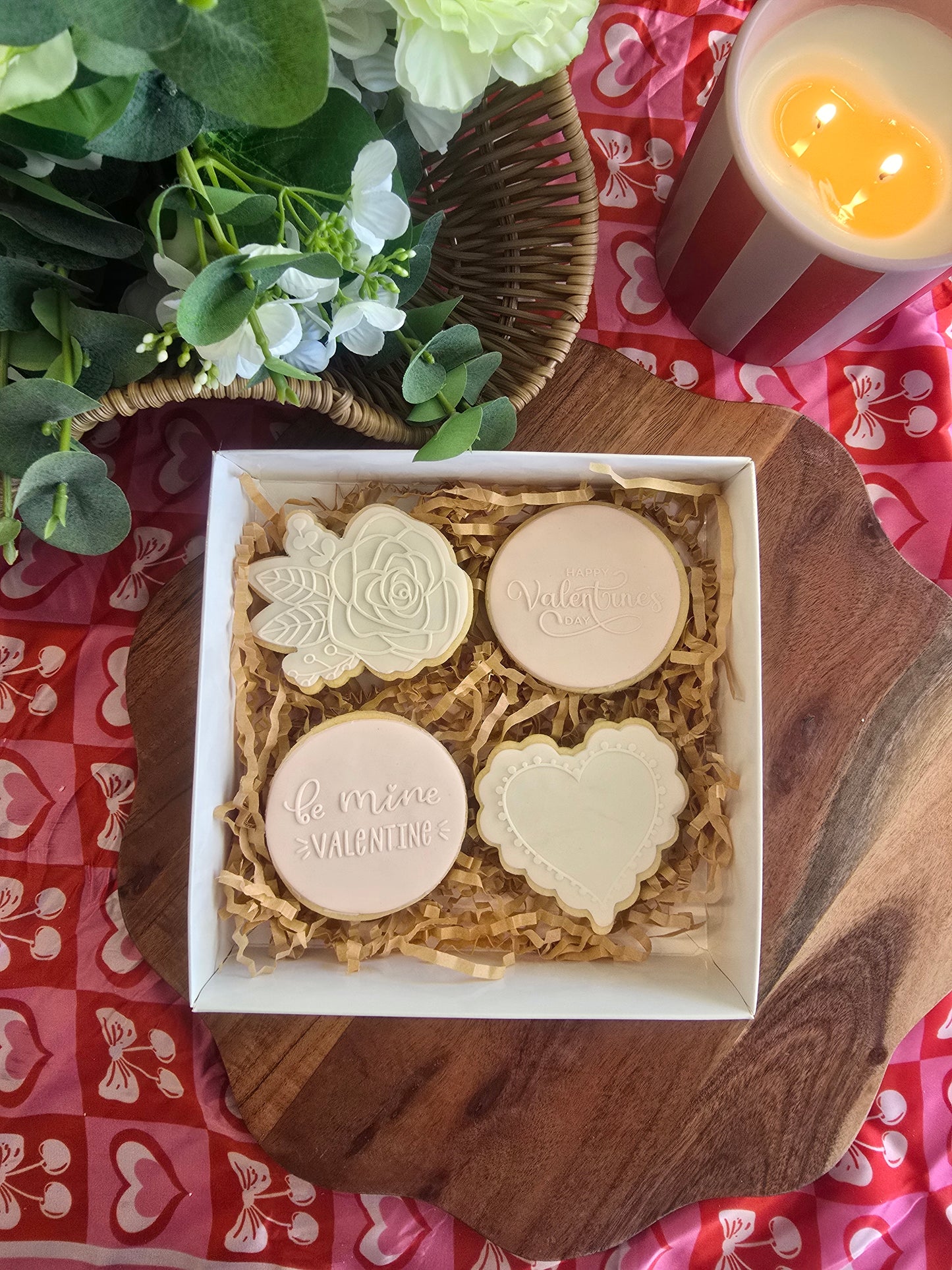 Vintage “Be My Valentine” Cookie Gift Box